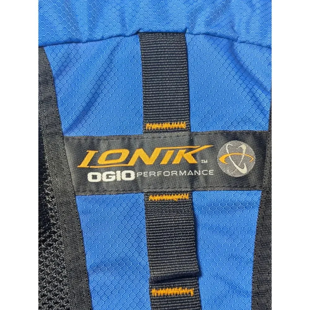OGIO Ionik Backpack Blue Black Laptop School Travel Bag Durable Multi Pocket